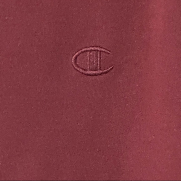 Champion Sweatshirt Men's Size XL Maroon Crew Neck Fleece Lined 50/50 Pullover - Picture 3 of 8